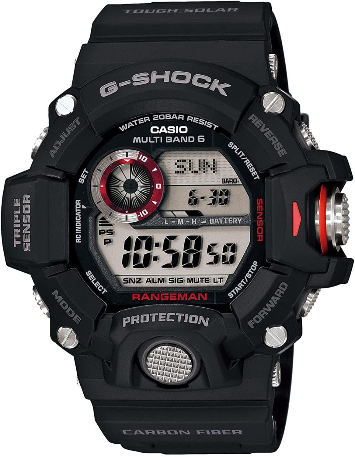 Casio G-SHOCK Master of G RANGEMAN GW-9400J-1JF Triple Sensor Men's Watch