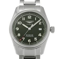LONGINES WATCH SPIRIT L3.810.4.03.6 AUTOMATIC DATE GREEN STAINLESS STEEL MEN'S
