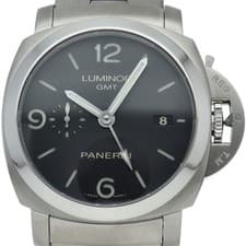 PANERAI Luminor 1950 3 Days GMT Automatic PAM00329 Stainless Steel mensWatch...