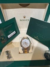 Rolex Sky-Dweller 326933 White Dial Two-Tone Gold Steel FULL SET Warranty 3/2027