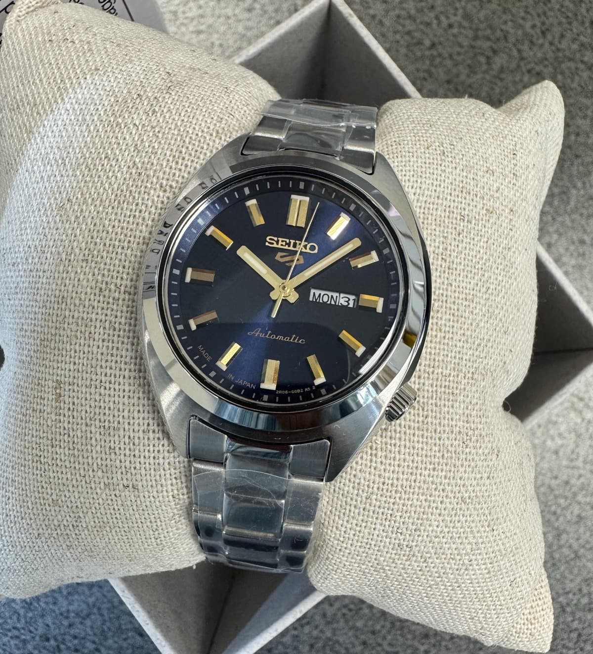 Seiko 5 Sports SNXS Series Stainless Steel Blue Dial Women’s Watch SRE021 Japan