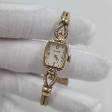 Vintage LeCoultre Cal 90LN 17J 10K Gold Filled Ladies Cocktail Watch Box Rare