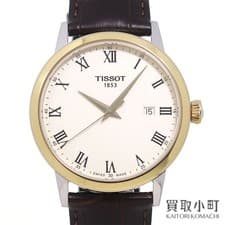 TISSOT Classic Dream Quartz Watch Cream Dial Silver Case Used From Japan