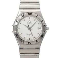 OMEGA Constellation 1512 30 Quartz Date Silver Dial Mens Watch 90314700