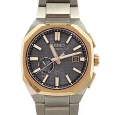 Seiko Astron Nexstar SBXD014 GPS Radio Solar Watch Gray Titanium Men's