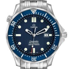 Omega Seamaster 300M Diver Steel Blue Dial Mens Watch 2541.80.00