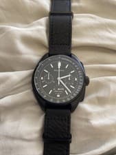 Bulova Men's Lunar Pilot Watch Ref. 98A186 45mm Chronograph PVD SPECIAL EDITION