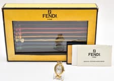 [Exc⁺5]  FENDI 640L Chameleon 9 Colors Change Belt Qz Ladies Watch JAPAN