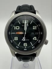 SEIKO 7S26-0620 ANA Pilot Automatic Watch Black Band Tested