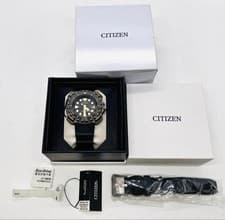 Citizen BN0220 16E ProMaster Marine Diver Watch Black Dial Mens