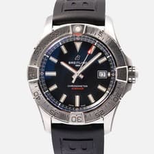 Breitling Avenger Automatic 42 A17328 Watch Only Black Dial Rubber Srap