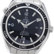 Auth OMEGA Seamaster 200.50 Date black Dial Automatic Men's Fast Shipping