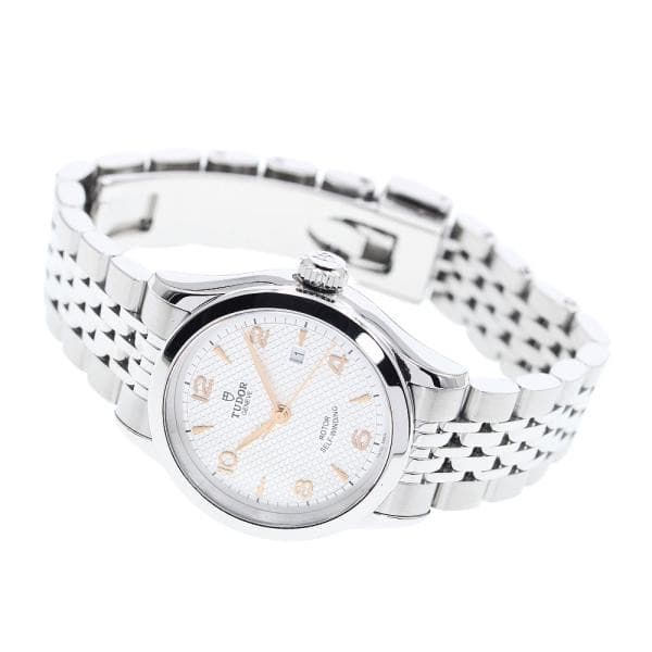 TUDOR 1926 91350 28mm SS Automatic Silver Dial Date Watch #C533