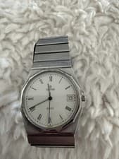 Vintage Concord Mariner SG Quartz Watch Swiss Made Roman Dial Stainless Steel