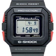 G-SHOCK G-5500-1 Solar Watch Digital Black Resin With Box Manual