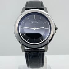 CITIZEN AR5024-01E ECO-DRIVE ONE WATCH SOLAR MOVEMENT BLACK DIAL 39MM