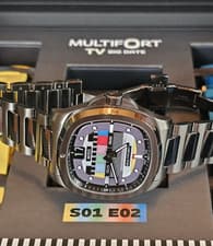 Mido Multifort TV Big Date S01E02 Special Edition – Full Set – RARE DISCONTINUED