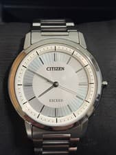 Citizen Exceed Solar AR4000 Women’s Watch Blue Dial Used Authentic