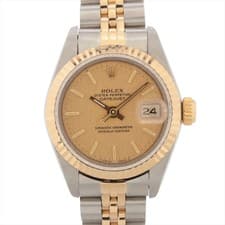 Rolex Lady Datejust 69173 SS×YG SS×YG AT Champagne mosaic dial