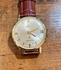 Vintage Laco Electric Gold Plated mens wristwatch