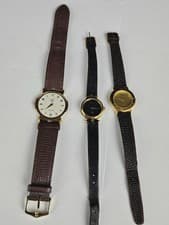 Lot of 3 Gucci Watch Faces for Parts Sold AS-IS