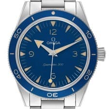 Omega Seamaster 300M Steel Blue Dial Mens Watch 234.30.41.21.03.001 Card