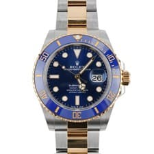 Pre-Owned Rolex Submariner Date 41mm Bluesy 2022 with Box & Papers