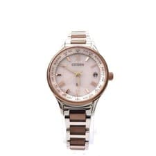 Rare CITIZEN xC EC1165-51W Radio Solar Titanium Sakura Pink Watch Mint Cond.