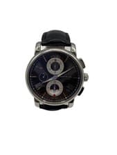 Montblanc 4810 7392 Chronograph Automatic Black Dial 45mm Leather Watch Men's