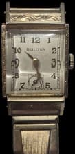 Bulova Vintage 17 Jewels Mechanical Wristwatch 10K Gold Filled Stainless Analog