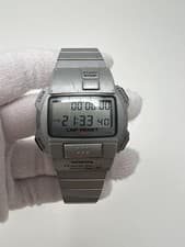 Honda F1 A7814010 Watch Digital Seiko Timepiece Gray Dial Rare Gray Band