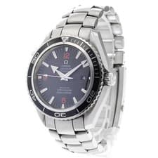 OMEGA SEAMASTER 600 PLANET OCEAN 2200.51 46mm SS Black Dial Automatic Date #C925