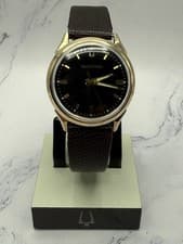 Bulova Accutron 214. M8 1968 Black Dial. Serviced!