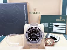 Rolex Submariner Date 116610 40mm Black Ceramic Stainless Steel Box Papers