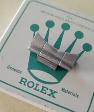 Rolex 100% original vintage 20mm 7206/6636 Riveted  bracelet  58 end link, Rare!