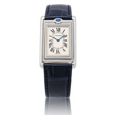 Cartier  Tank Basculante 2405 Steel Quartz Watch
