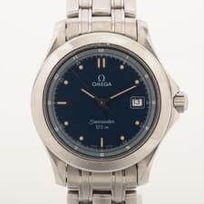 Used Omega Seamaster 2511.80 QZ Watch Blue Dial