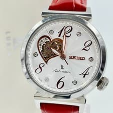 SEIKO Seiko Lukia Automatic Watch with Open Heart Pattern Working With Box