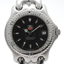 [NEAR MINT] TAG HEUER S/el Professional WG1114-K0 Black Dial Quartz Men's Watch