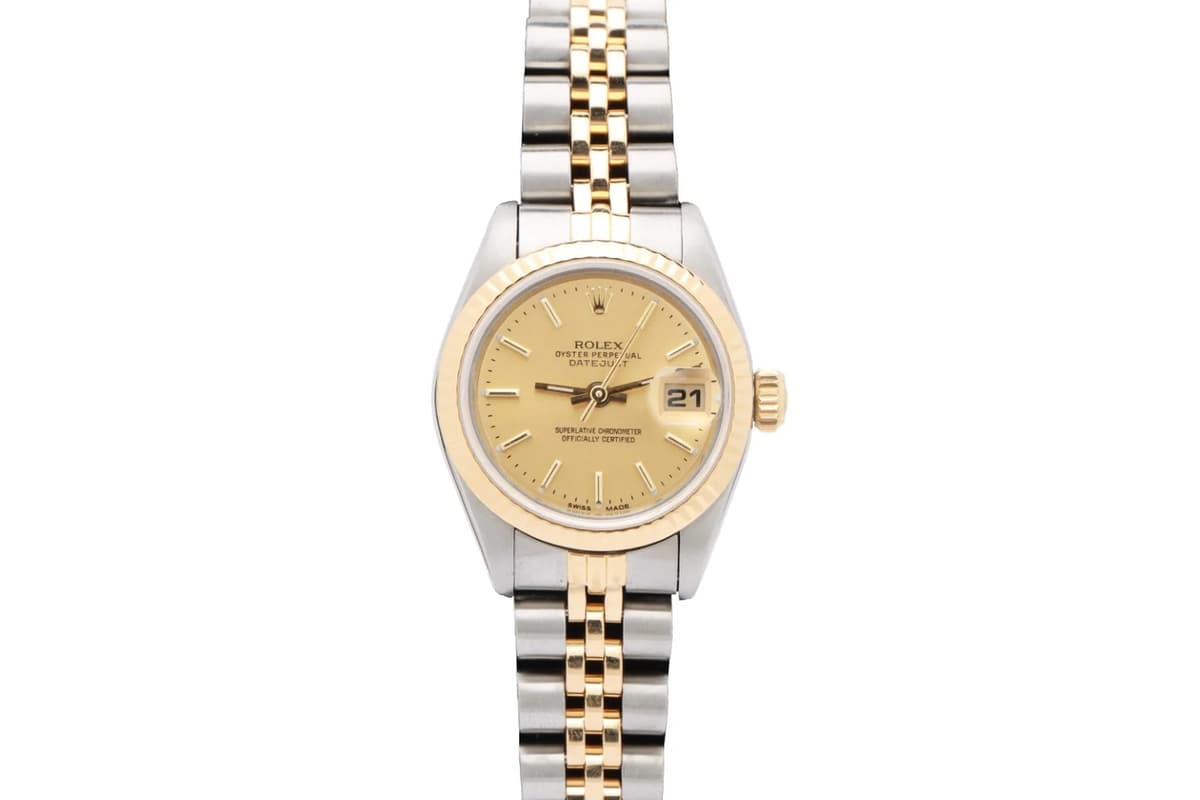 Rolex Datejust 69173 Stainless Steel & 18K Yellow Gold 26mm Watch 1984