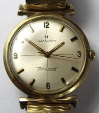 Hamilton Thin-O-Matic T-413 Automatic 32mm 10k Gold Filled Watch - Runs