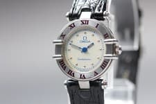 Vintage 1984 Omega Constellation Ladies Quartz Roman Bezel 595.0102 [Near Mint]