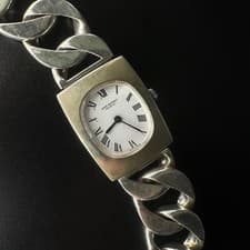 Jean Perret Manual Wind Watch Heavy Silver Watch From 1970s