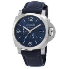 Panerai Luminor BiTempo Automatic Blue Dial Men's Watch PAM01361