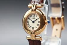 [N MINT] Vintage Cartier Must Colisee Vermeil 590002 Roman Quartz Womens Watch