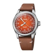 Oris Big Crown Pointer Date 40mm 75477854068 Orange Auto Leather