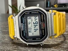 Casio G SHOCK DW5600 Yellow Watch Digital Timepiece Authentic Limited