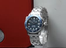 [Exc+5 Box] OMEGA Seamaster 300M 2561.80 Cal.1538 Blue 36mm Men's Quartz Watch