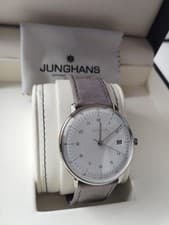 Junghans Max Bill Mega Solar Quartz Analog Watch Radio Controlled Titanium