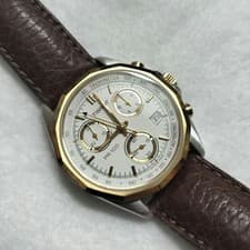 Tissot PR100 42mm Chronograph Watch with Leather Band for Unisex